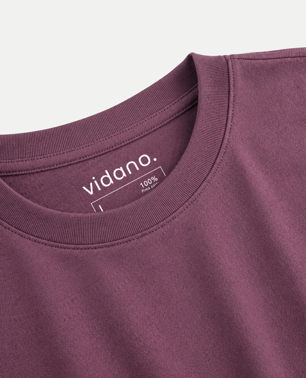 T-Shirt Dust Wine Round Neck | Limited Edition Pima Cotton Men