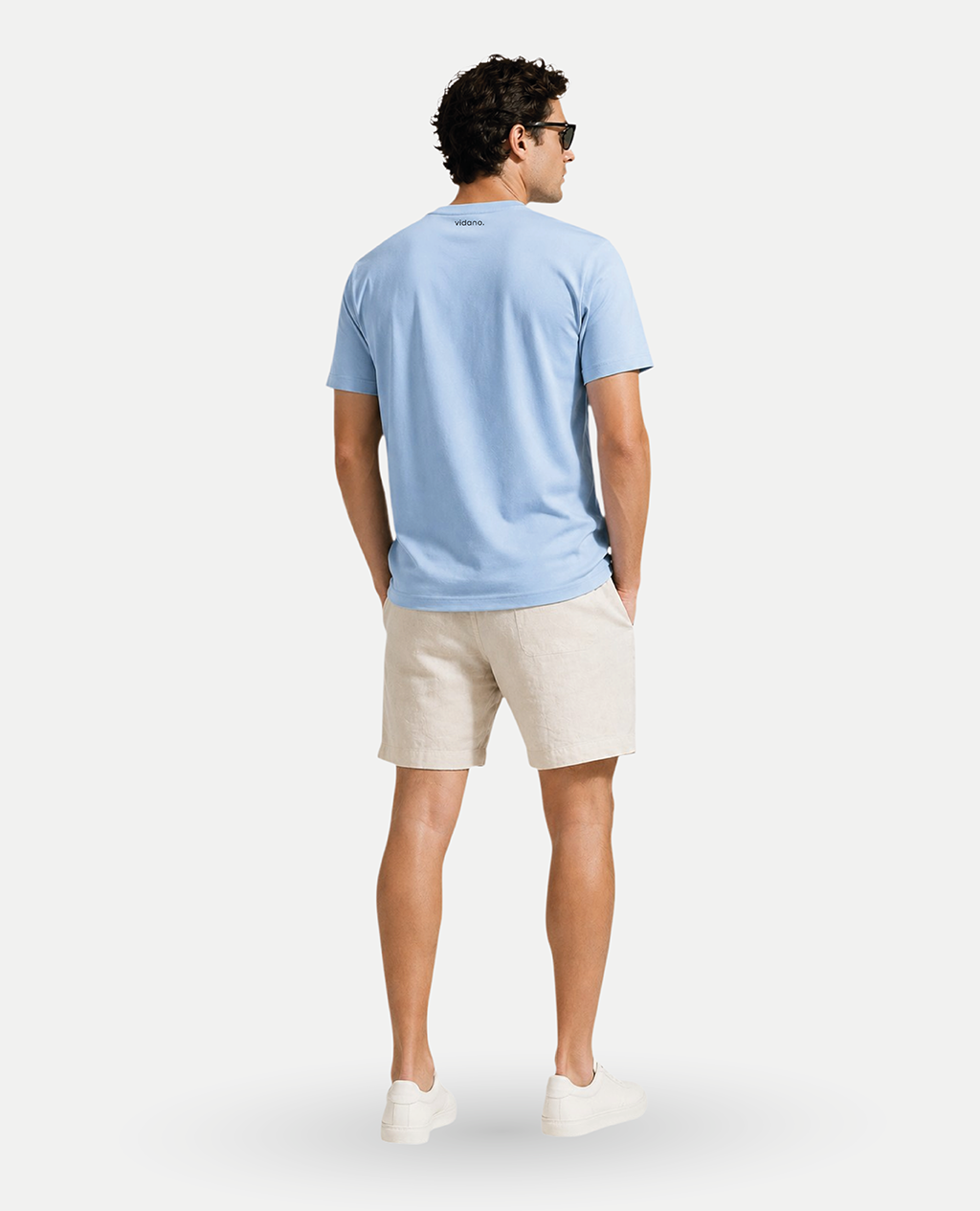 T-Shirt Glacier Blue Round Neck | Limited Edition Pima Cotton Men