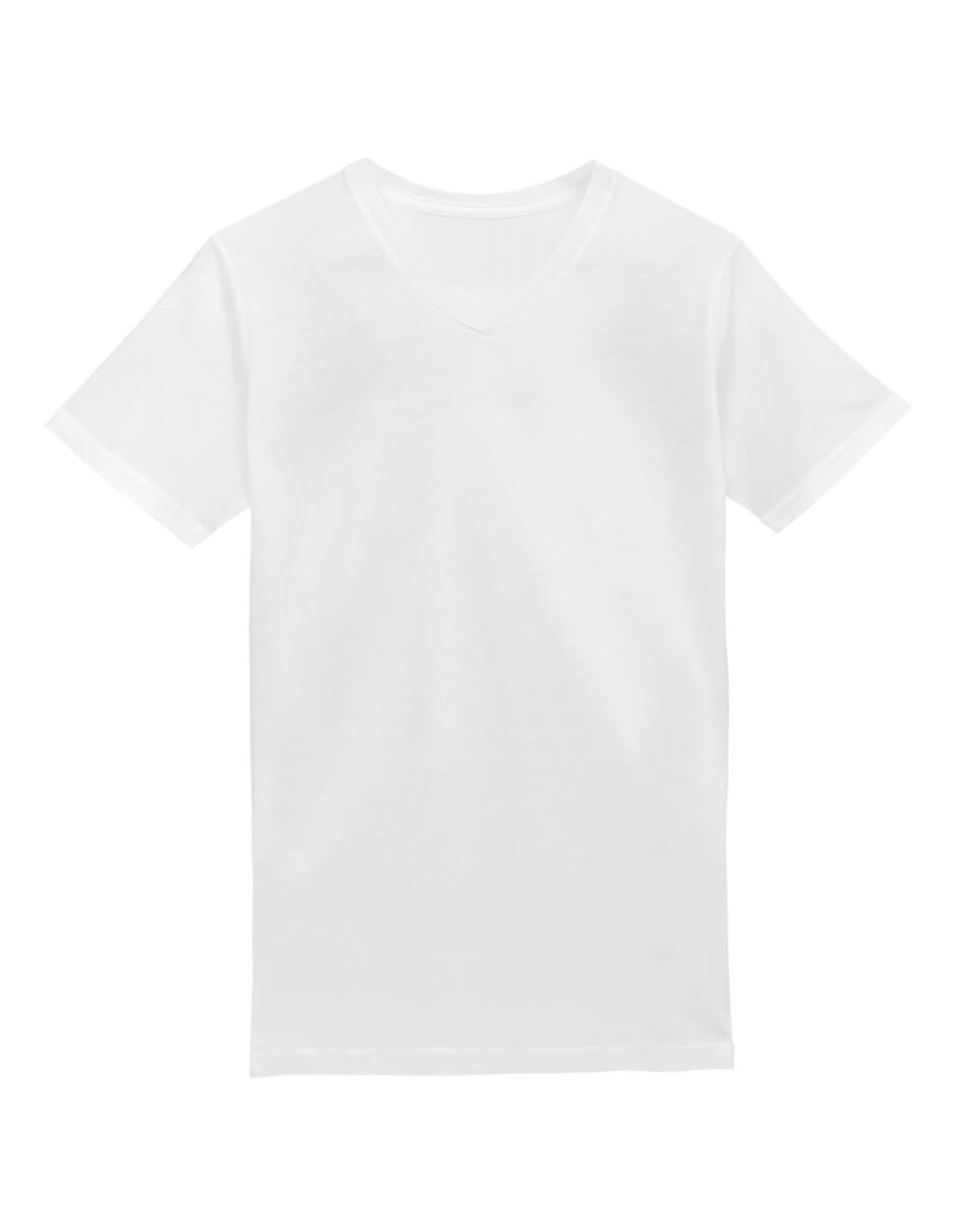 T-Shirt White V Neck | Pima Cotton Men