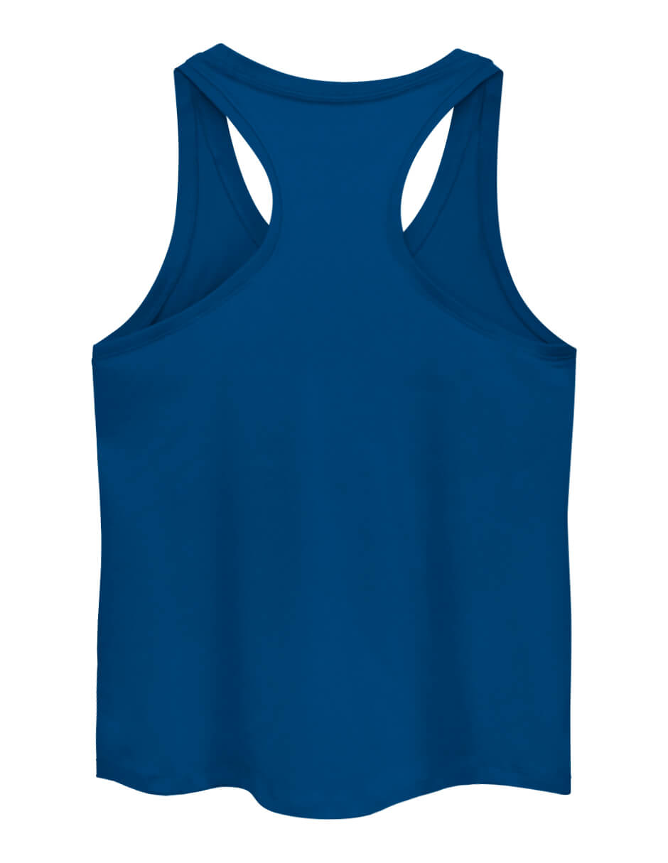 Tanktop Navy Blue Slim Fit Swiftly Tech | Pima Cotton Women