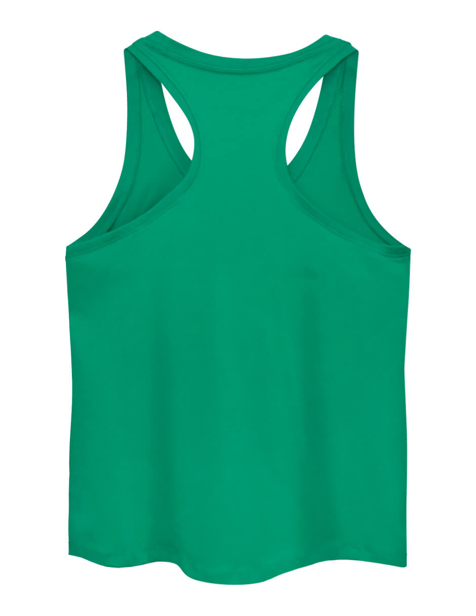 Tanktop Green Slim Fit Swiftly Tech | Pima Cotton Women