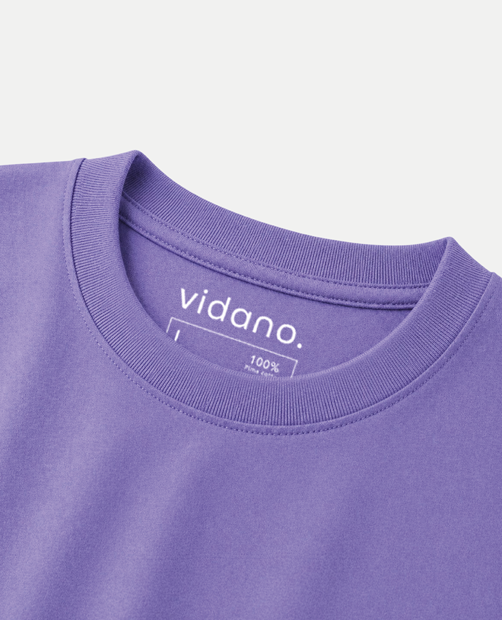 T-Shirt Violet Round Neck | Limited Edition Pima Cotton Men