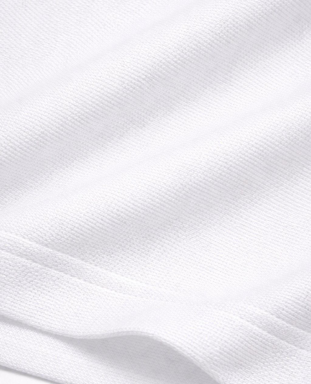 T-Shirt White Sport Round Neck | Piqué Pima Cotton Men