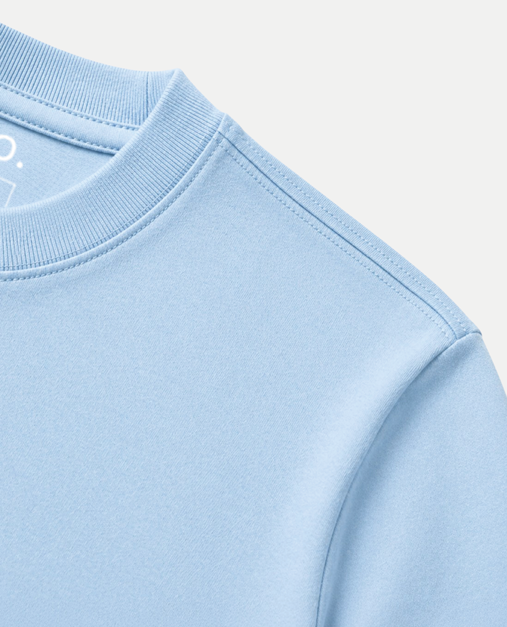 T-Shirt Glacier Blue Round Neck | Limited Edition Pima Cotton Men