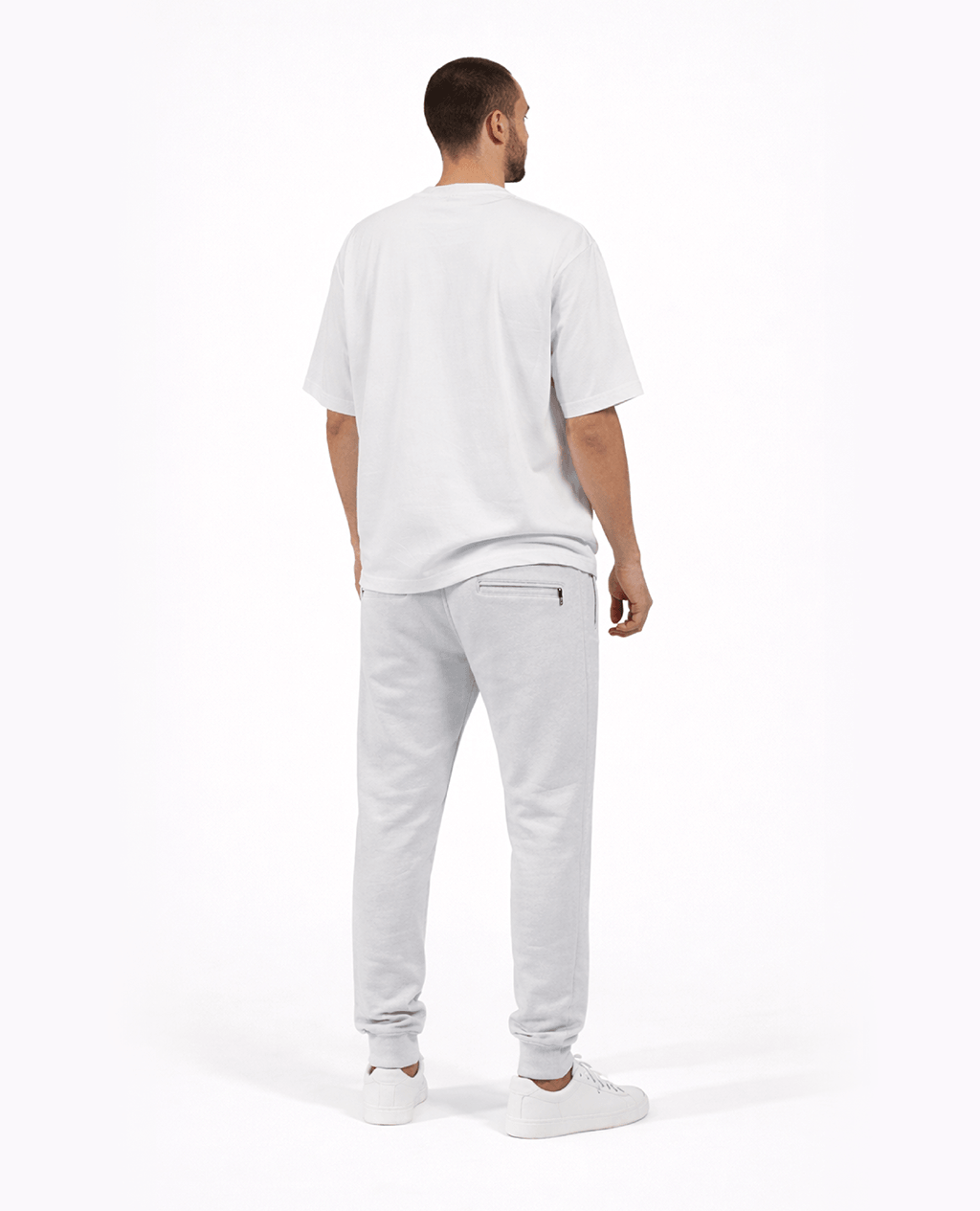 Joggers Ice Gray Lightweight Sport Fit | Pima Cotton