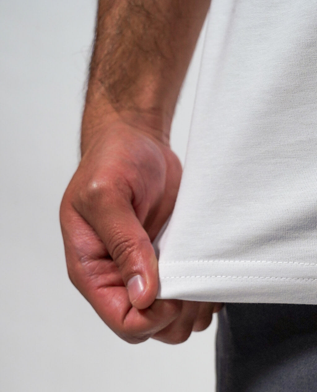 T-Shirt White V Neck | Pima Cotton Men