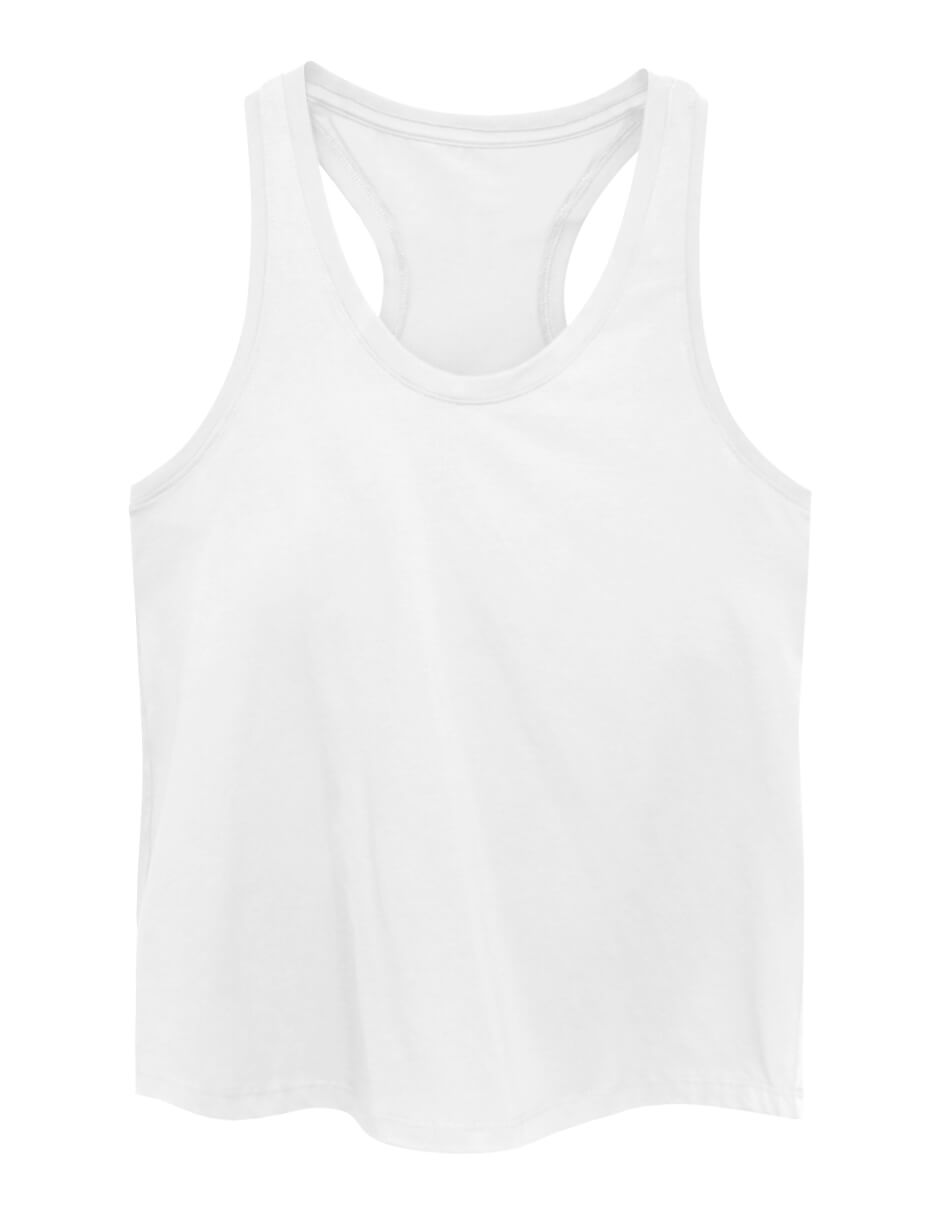 Tanktop White Slim Fit Swiftly Tech | Pima Cotton Women