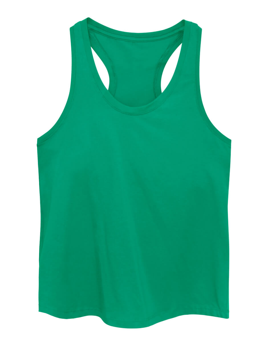 Tanktop Green Slim Fit Swiftly Tech | Pima Cotton Women