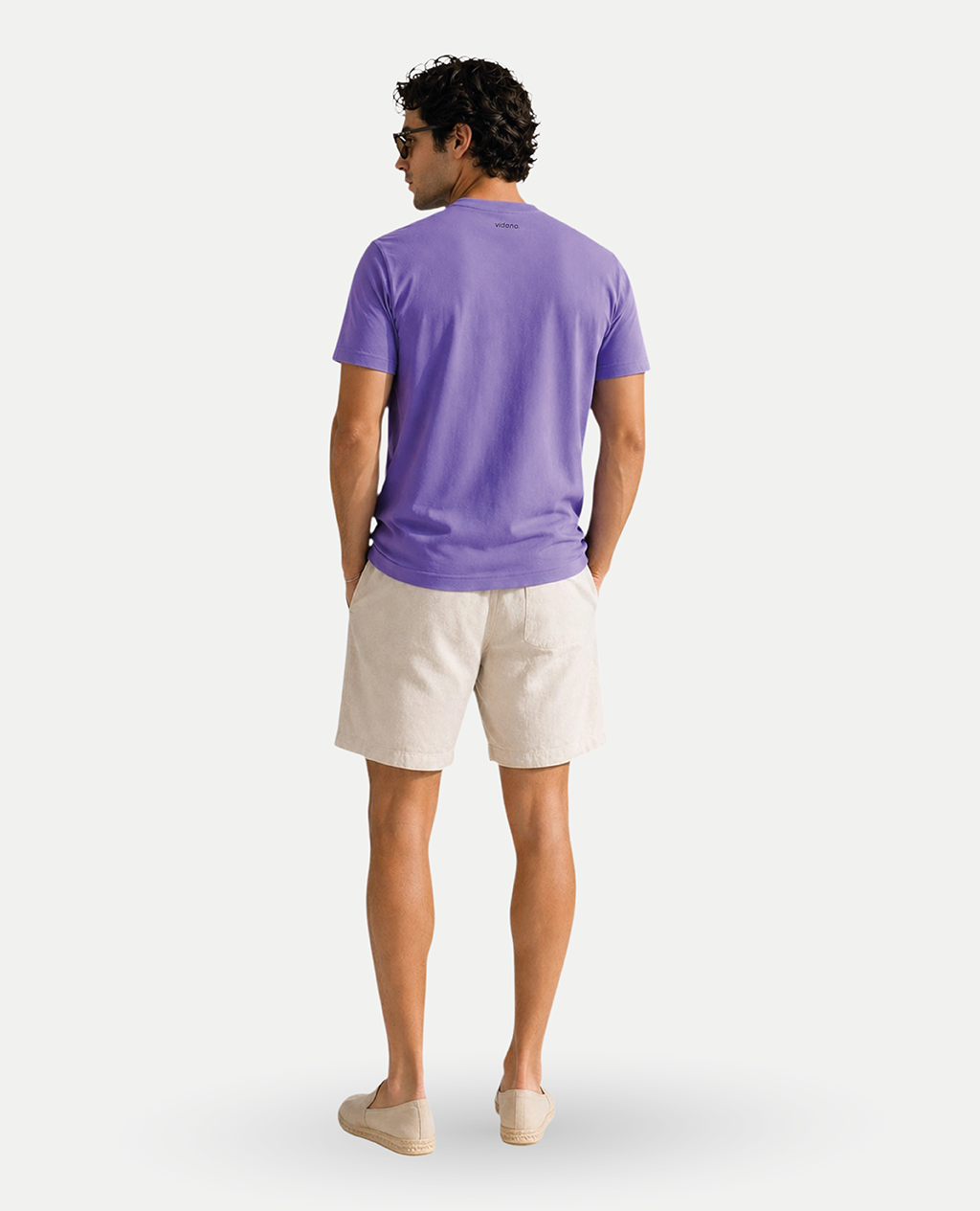 T-Shirt Violet Round Neck | Limited Edition Pima Cotton Men
